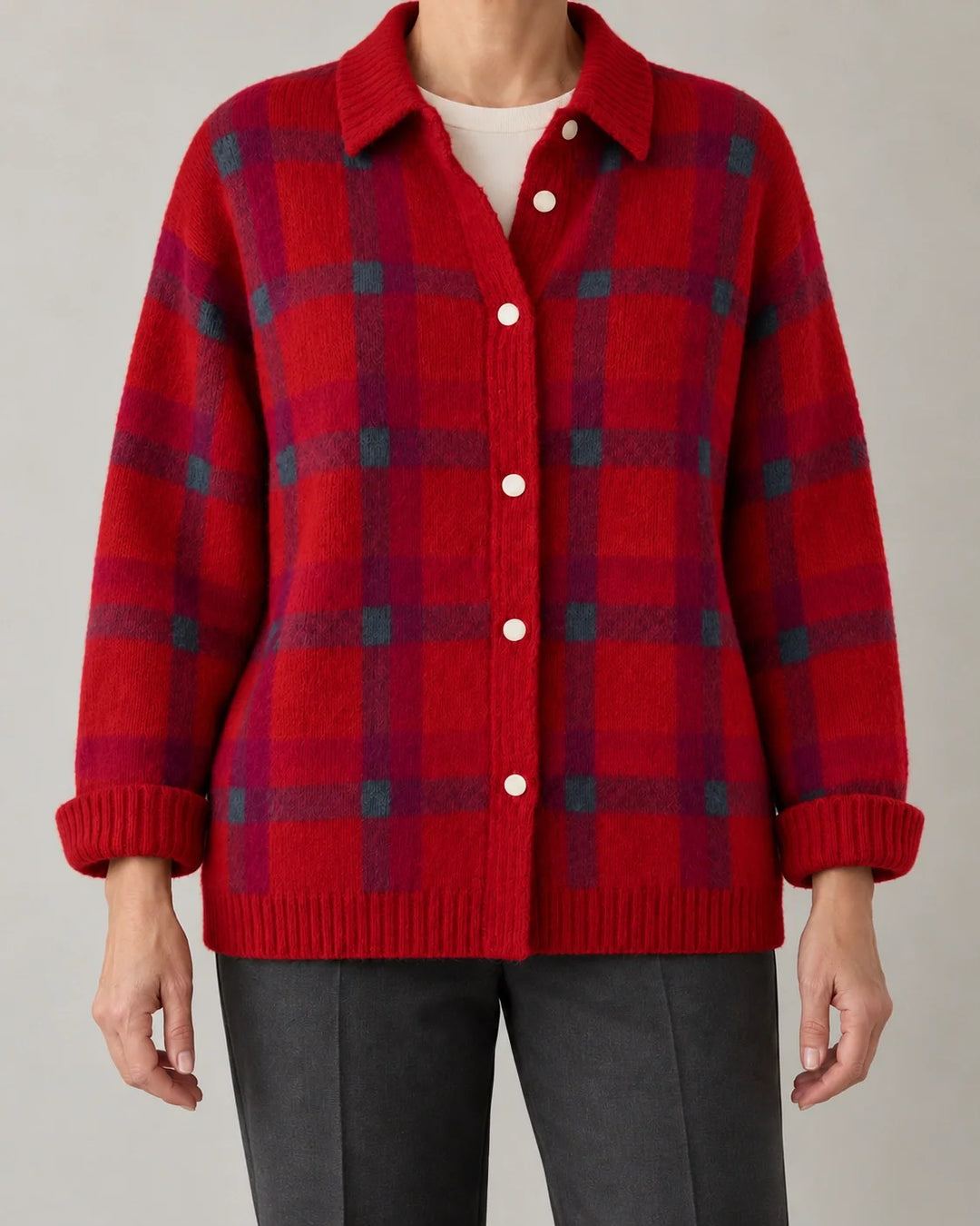 Candida | Plaid Cardigan