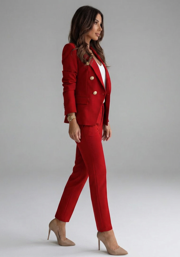 Gabrielle | Double-breasted blazer and trousers set