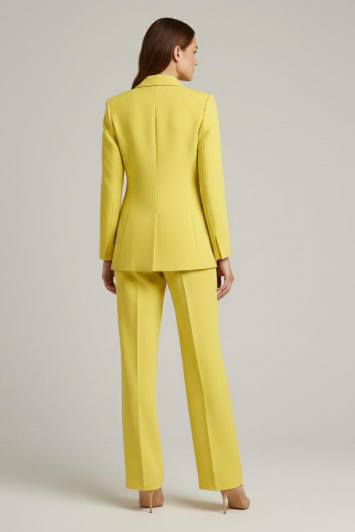 Suit Set – Structured Blazer and Wide-Leg Pants