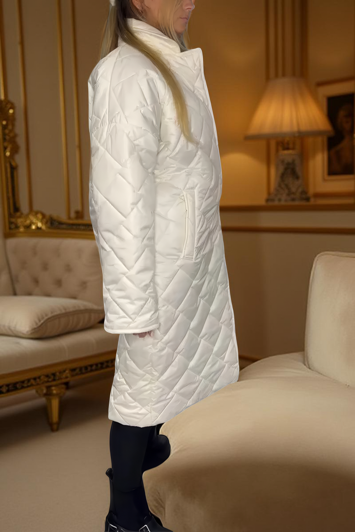Beverly | Leopard-Lined Quilted Coat