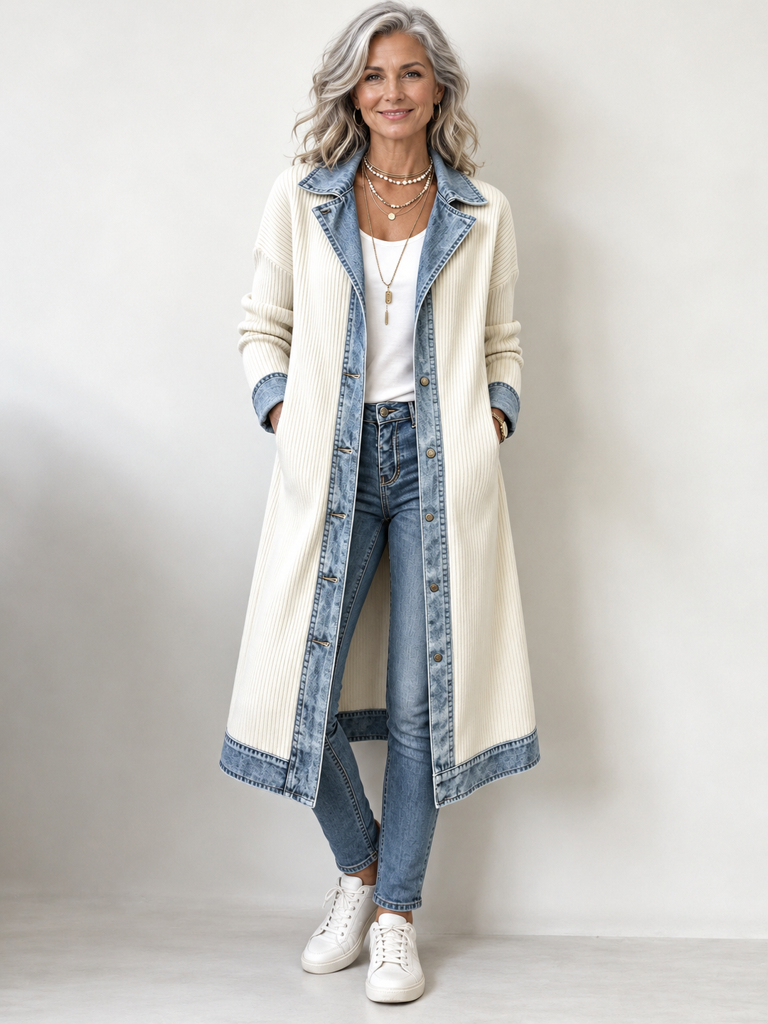 Riley | Casual Long-line Knit Cardigan