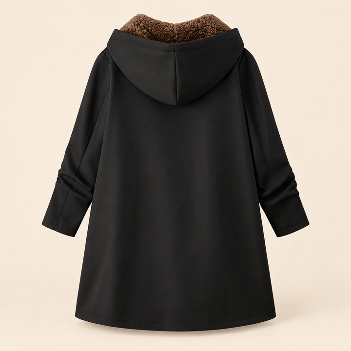 Heather | Cozy Hooded Longline Coat