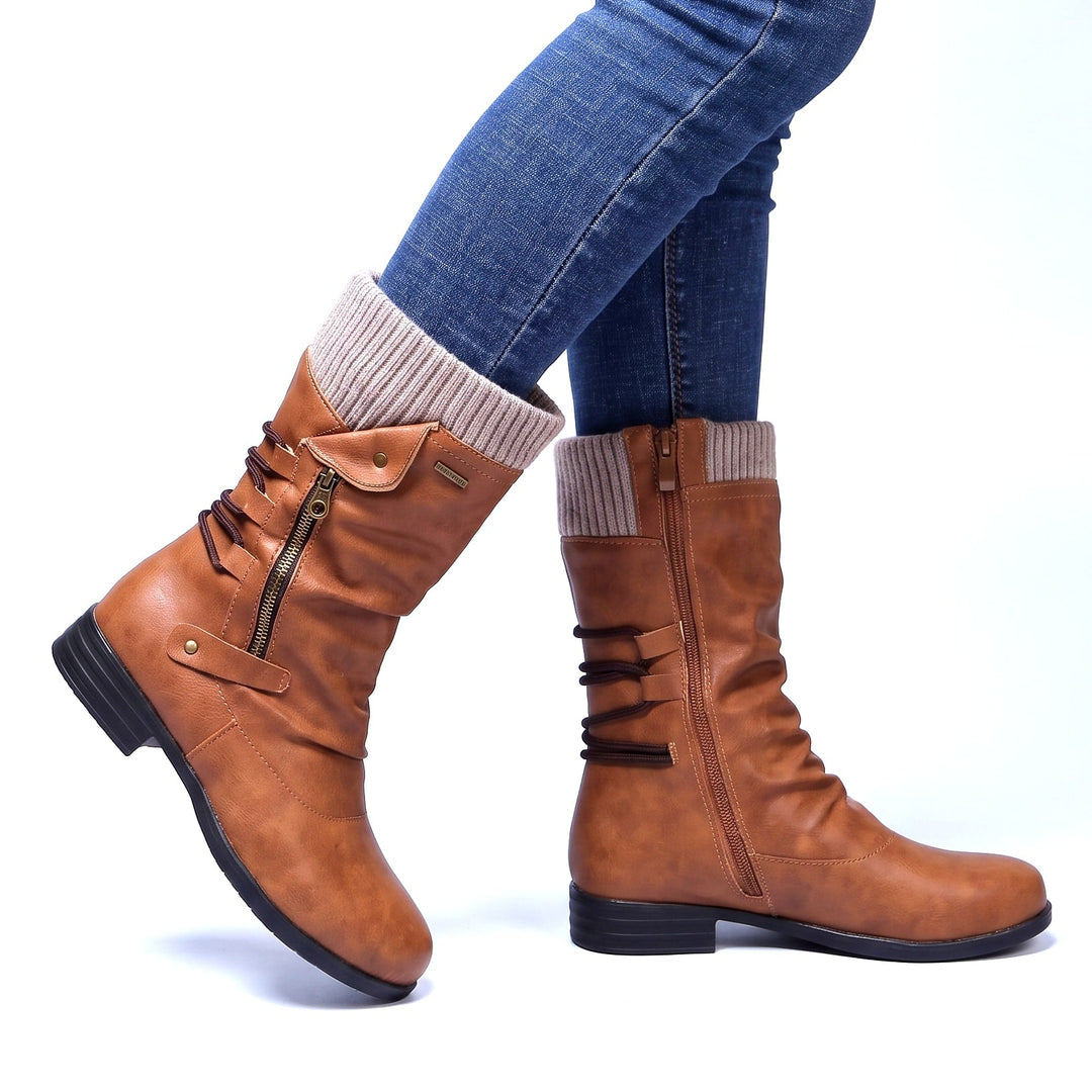 Jackie | Orthopedic Leather Boots