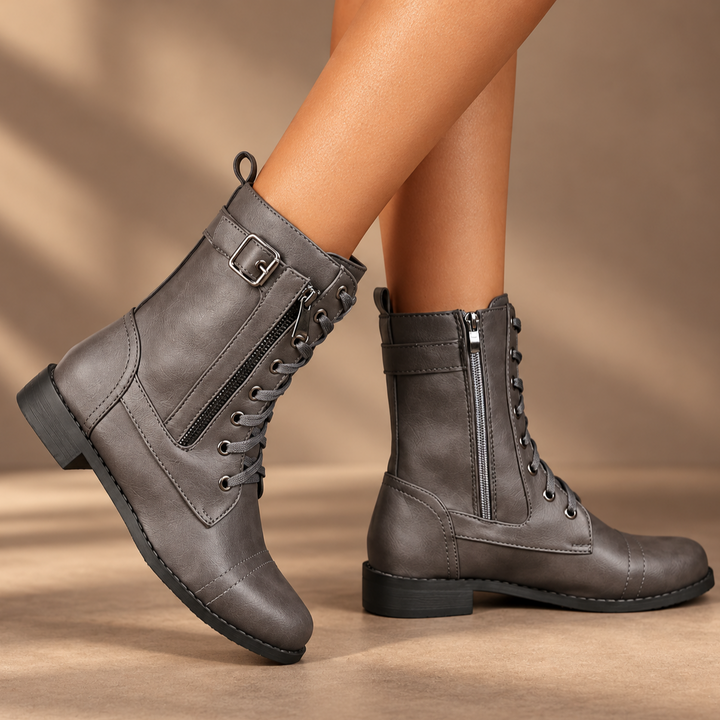 Hillary | Vintage Leather Boots