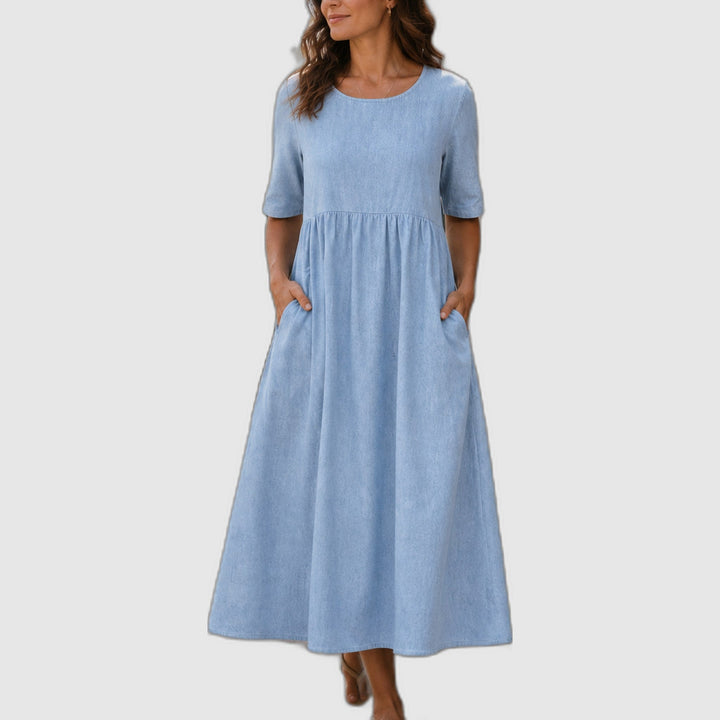 Amelie Dress | Midi Fitted Silhouette Flattering
