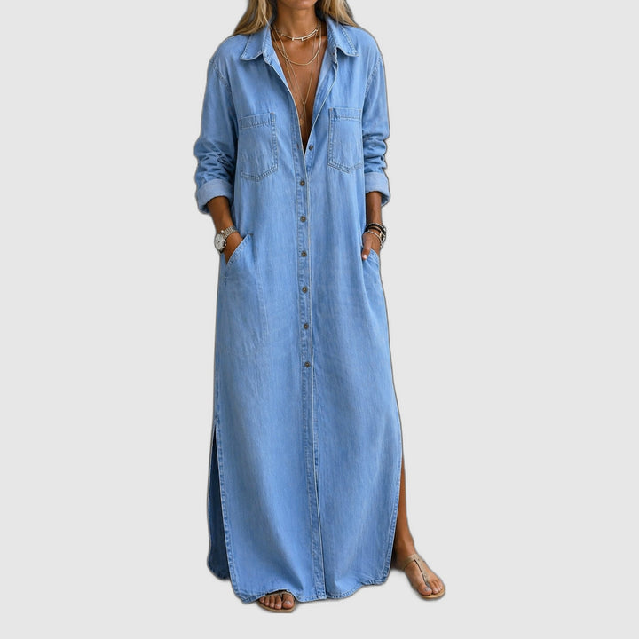 Andrea | Button-Down Denim Dress