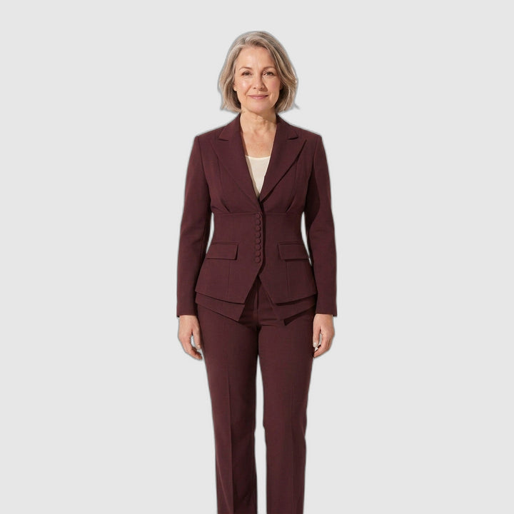 Anouk | Blazer and Wide Leg Trousers Suit