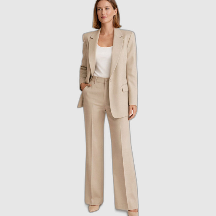 Aria | Flared Leg Pants and Blazer Set