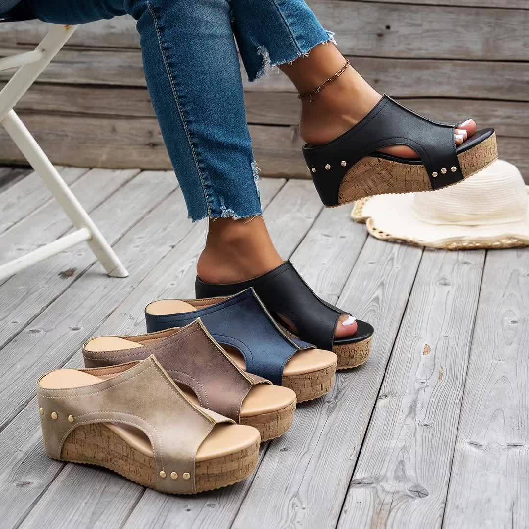 Lumi | Comfortable Wedge Sandals