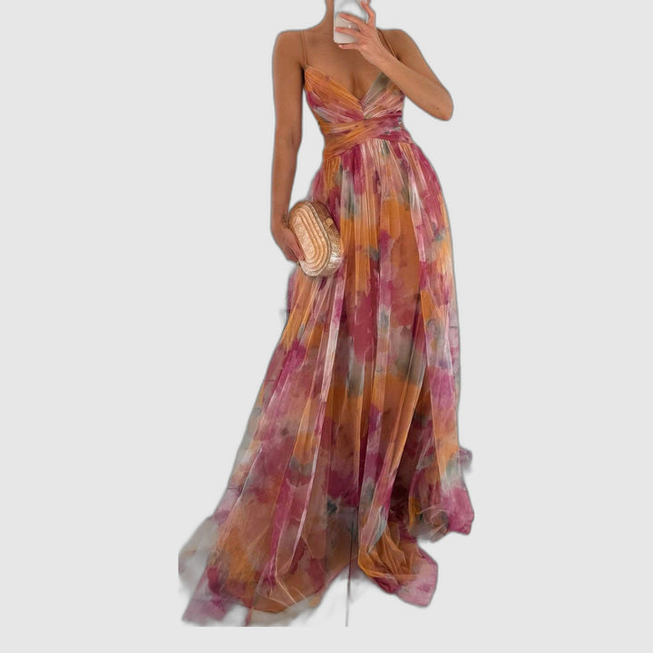 Camille | Elegant Floral Maxi Dress