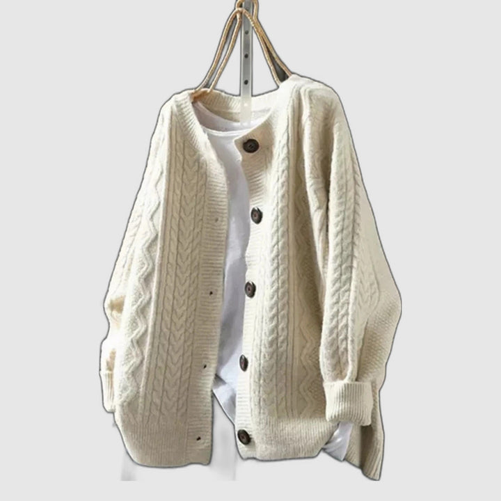 Lorenza Cable Knit Cardigan