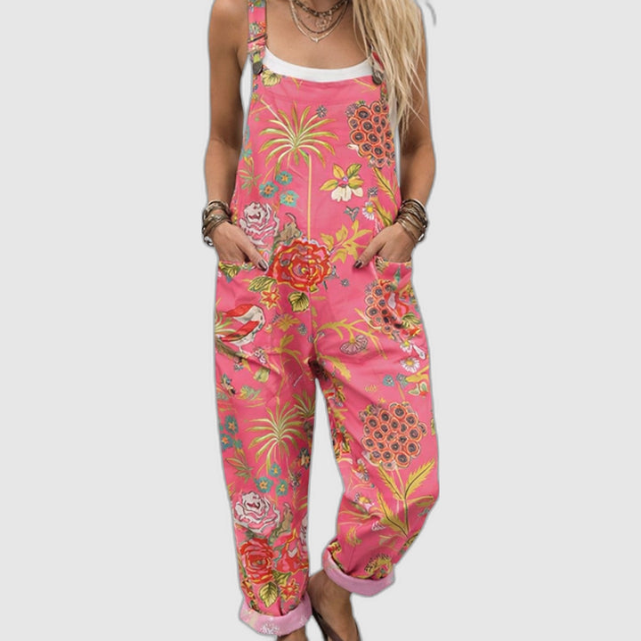 Clara | Comfortable Printed Jumpsuit with Wide Legs