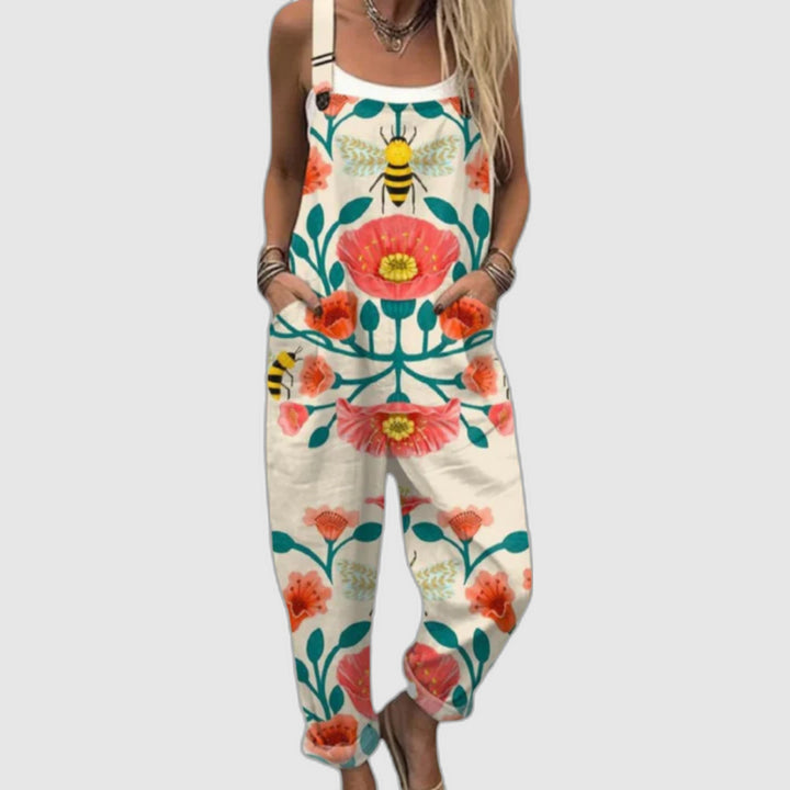 Comfort | Loose-fitting Overall with Creative Print