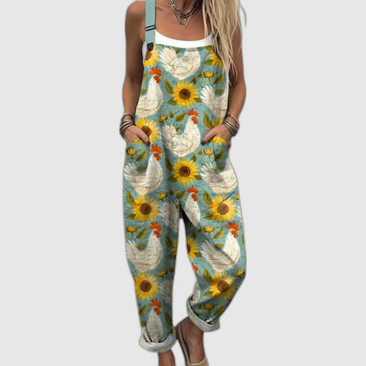 Comfort | Relaxed Fit Printed Overalls