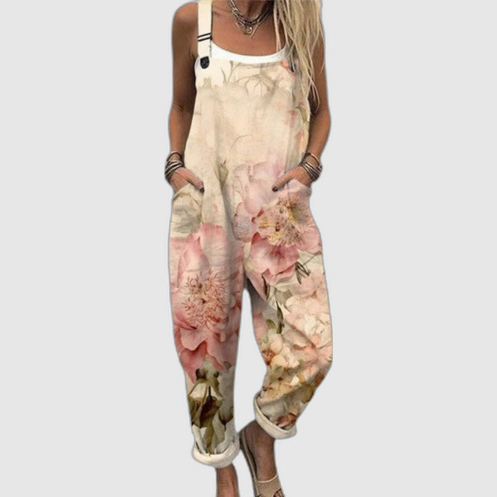 Comfort | Printed Loose Overall with Adjustable Straps