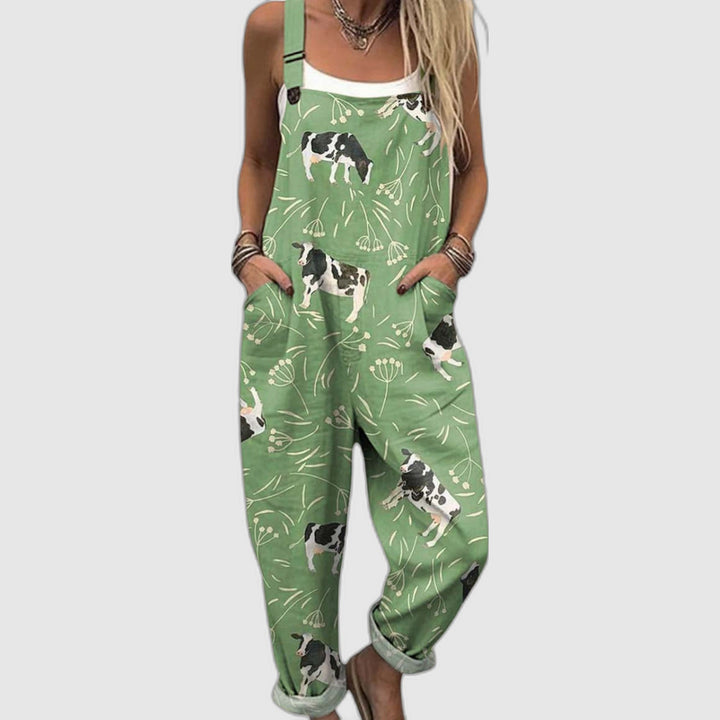 Comfort | Wide-Leg Printed Overall