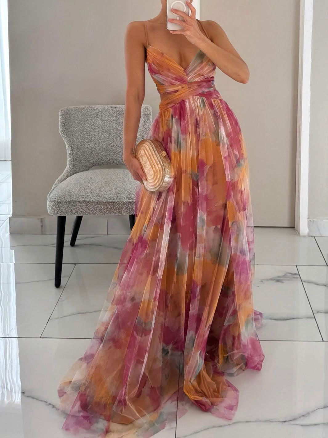 Camille | Elegant Floral Maxi Dress