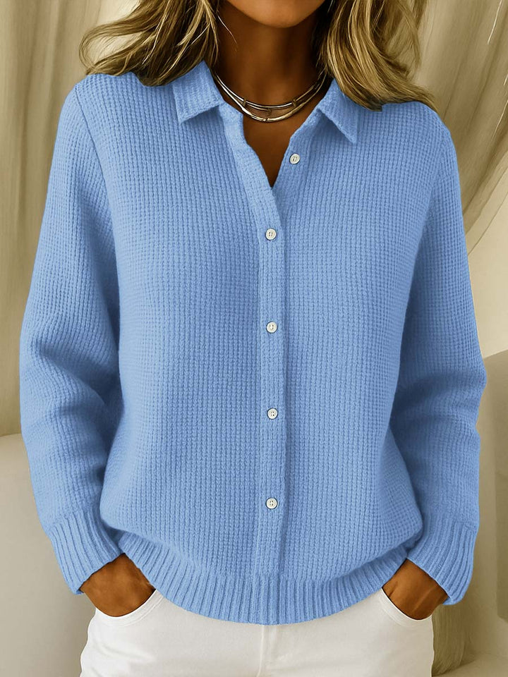 Maeve | Classic Buttoned Knit Cardigan