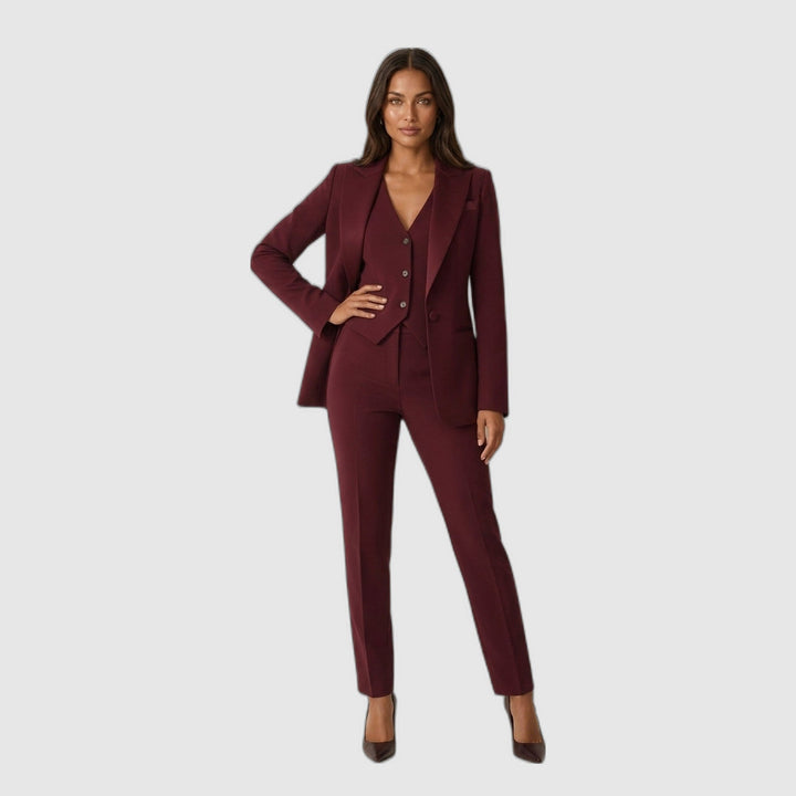 Elise | Three-Piece Set: Blazer, Vest, and Trousers