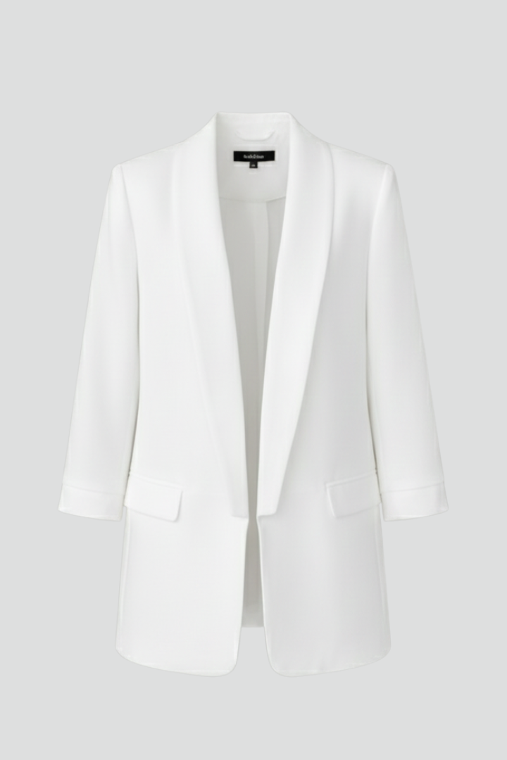 Elysia | Fitted Blazer with Crossed Collar