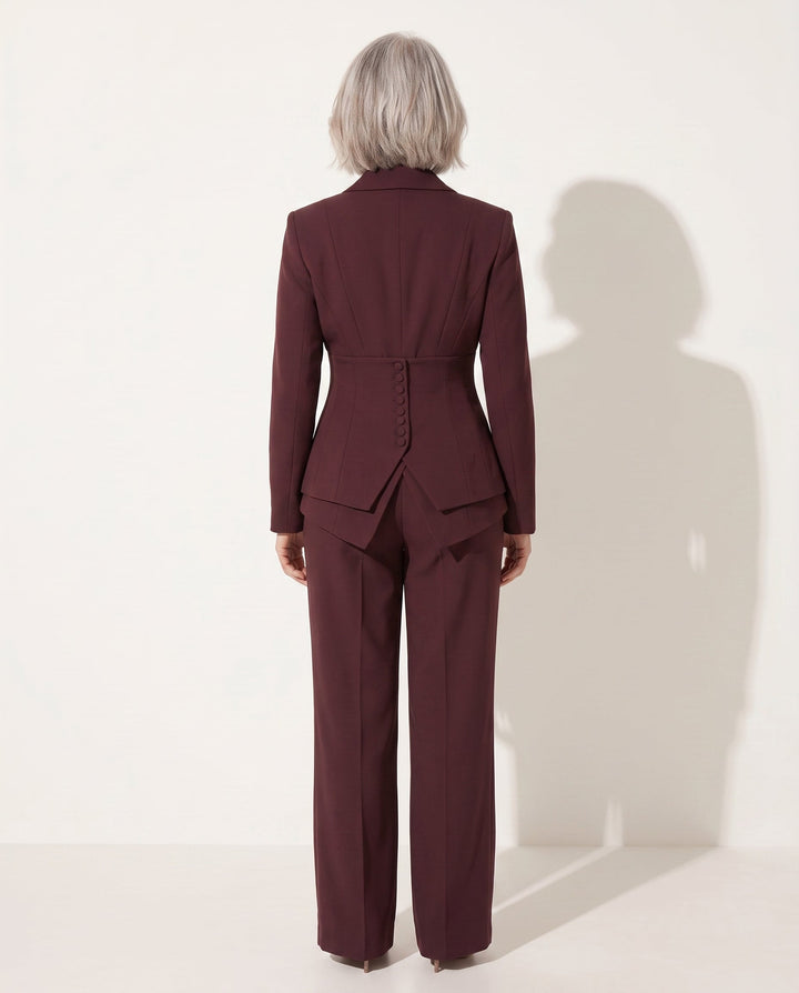 Anouk | Blazer and Wide Leg Trousers Suit