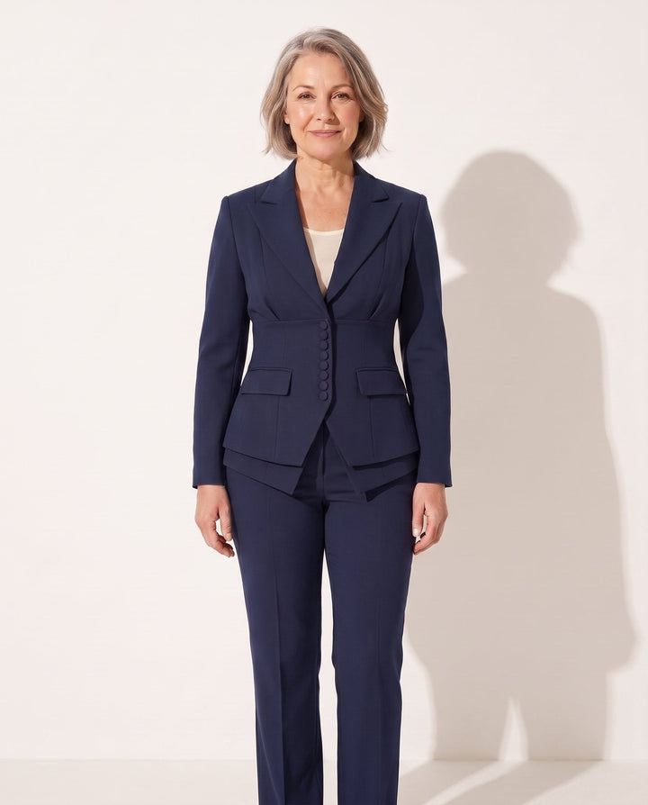 Anouk | Blazer and Wide Leg Trousers Suit
