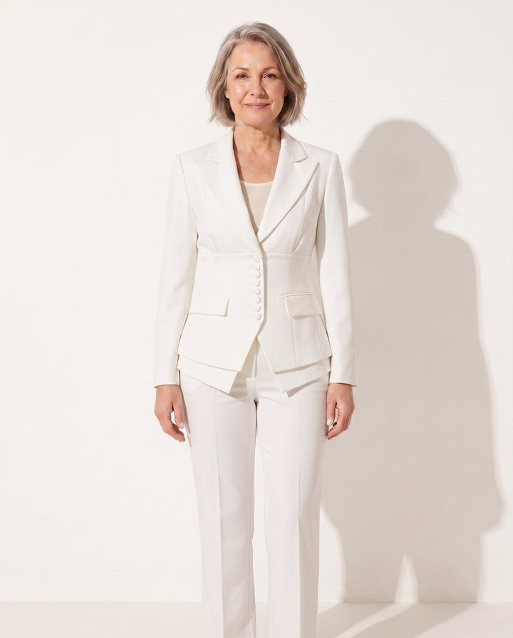 Anouk | Blazer and Wide Leg Trousers Suit