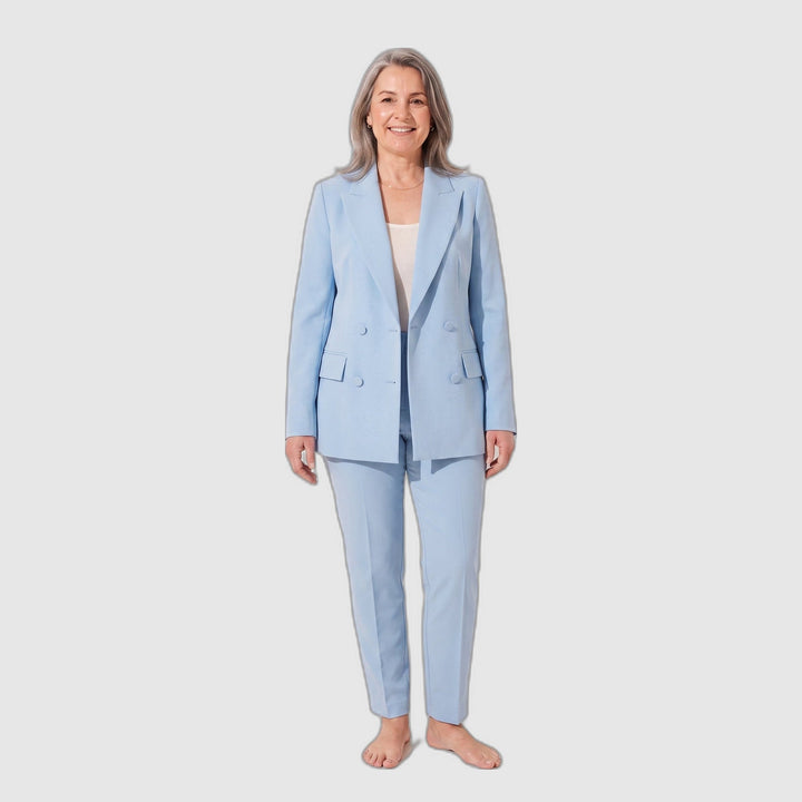 Ghislaine | Blazer and Velvet Pants Set