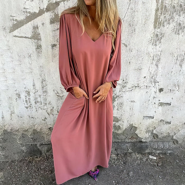 Elena™ | Long Boho Robe with Pockets