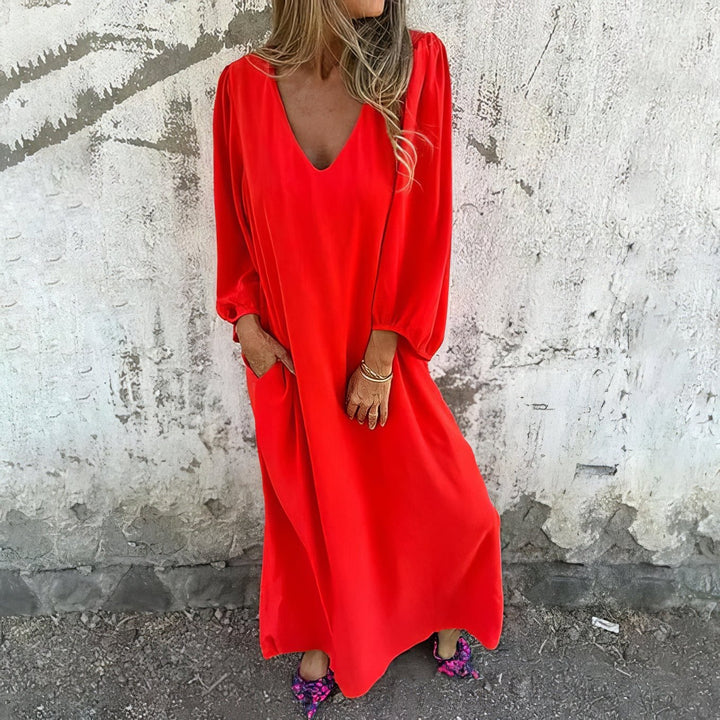 Elena™ | Long Boho Robe with Pockets