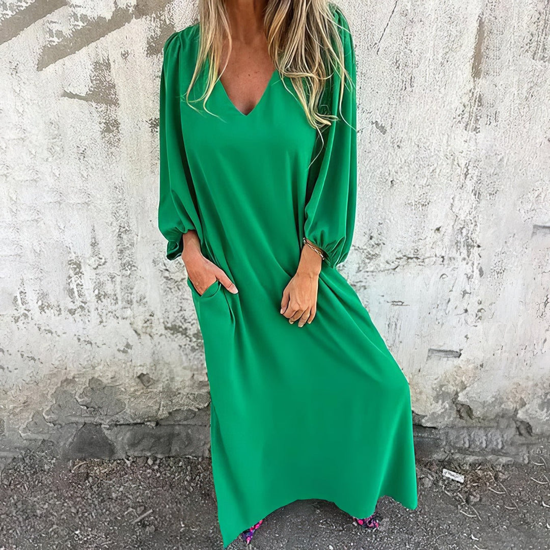Elena™ | Long Boho Robe with Pockets
