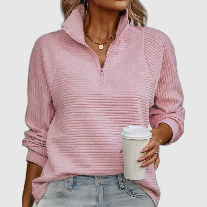 Maevira | Half Zip Detail Sweater