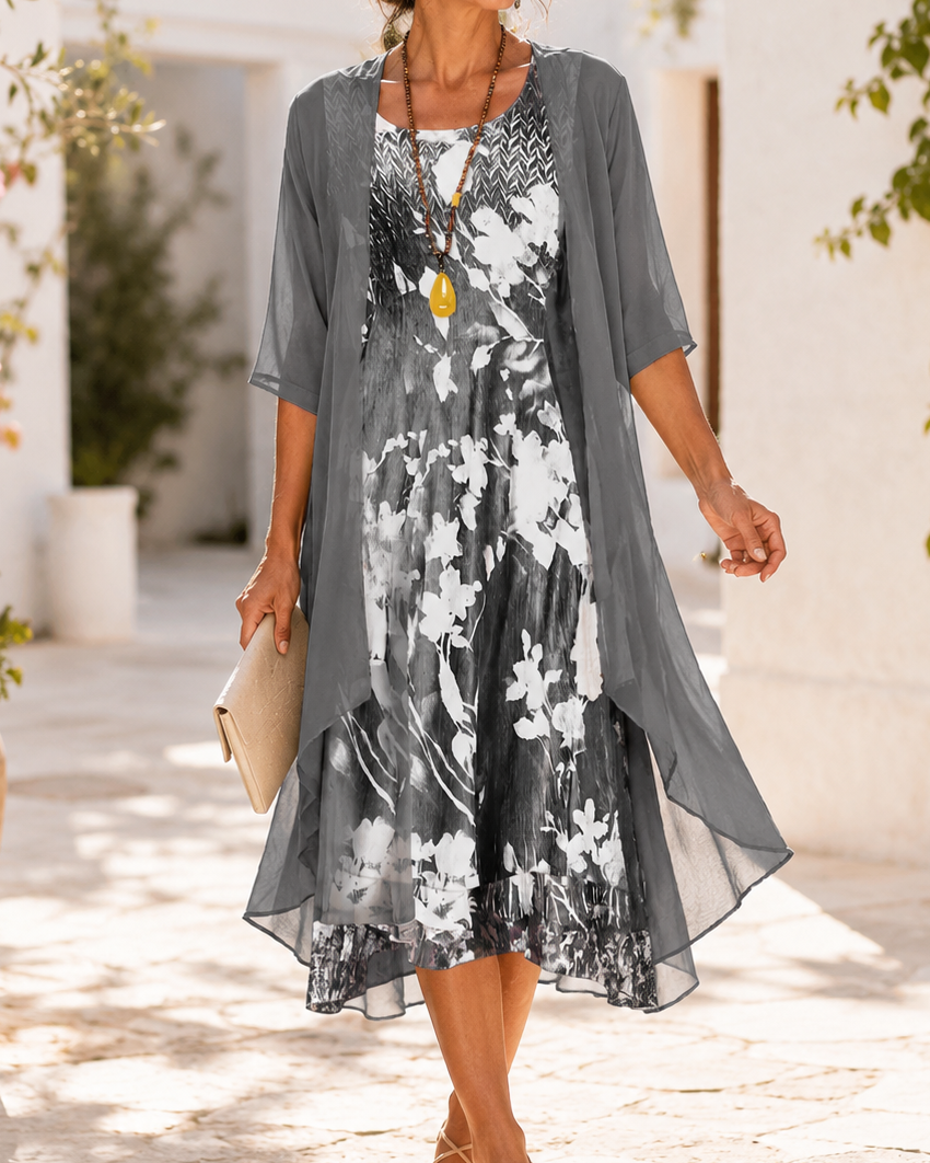Olivia | Two-Piece Dress with Veil