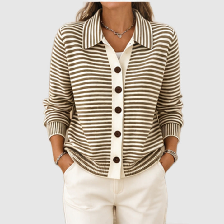 Paulette™ | Timeless Striped Elegance