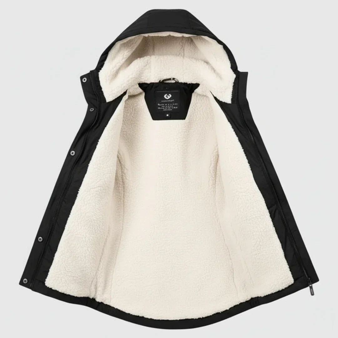 Penelope™ | Waterproof Hooded Parka Lined with Fleece