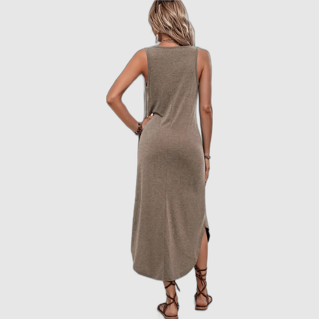 Siren | Heart Print Maxi Dress