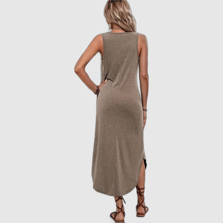 Siren | Heart Print Maxi Dress