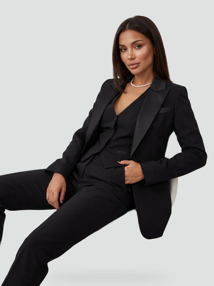 Elise | Three-Piece Set: Blazer, Vest, and Trousers