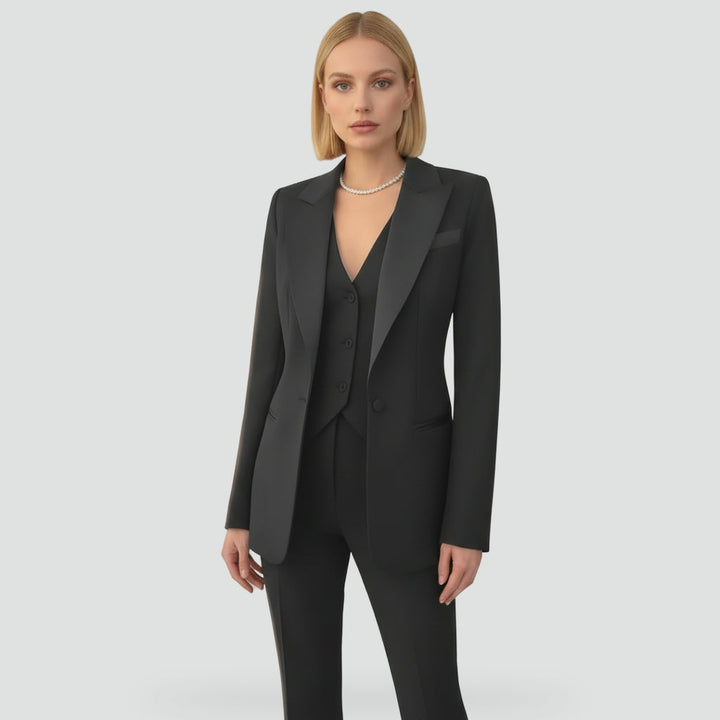 Elise | Three-Piece Set: Blazer, Vest, and Trousers