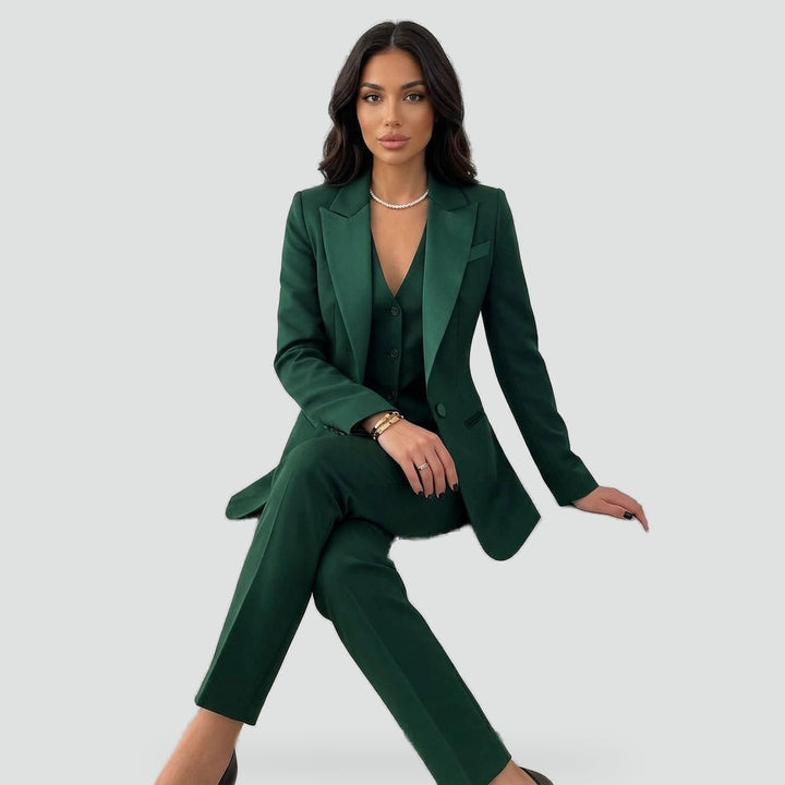 Elise | Three-Piece Set: Blazer, Vest, and Trousers