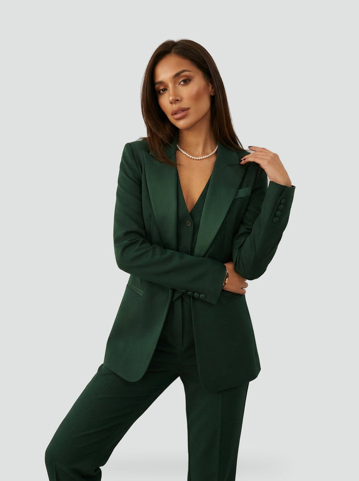Elise | Three-Piece Set: Blazer, Vest, and Trousers