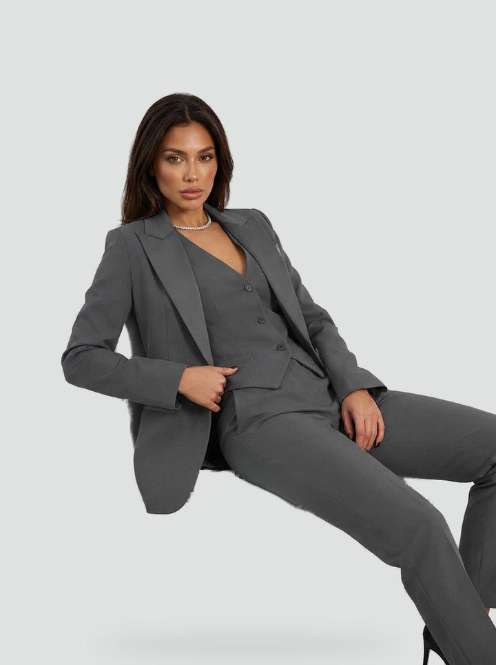 Elise | Three-Piece Set: Blazer, Vest, and Trousers