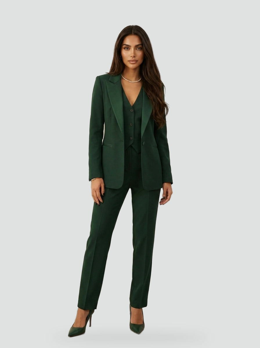 Elise | Three-Piece Set: Blazer, Vest, and Trousers