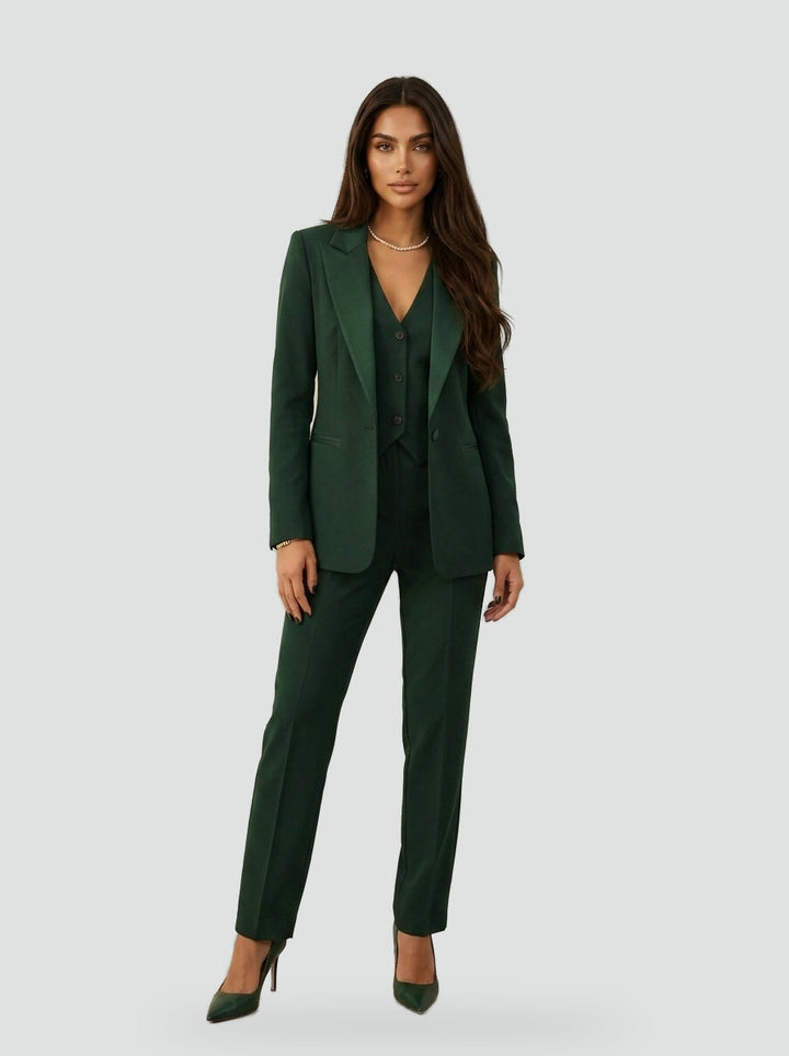 Elise | Three-Piece Set: Blazer, Vest, and Trousers