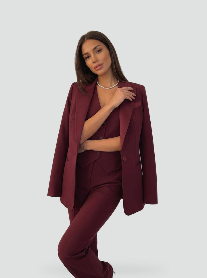 Elise | Three-Piece Set: Blazer, Vest, and Trousers