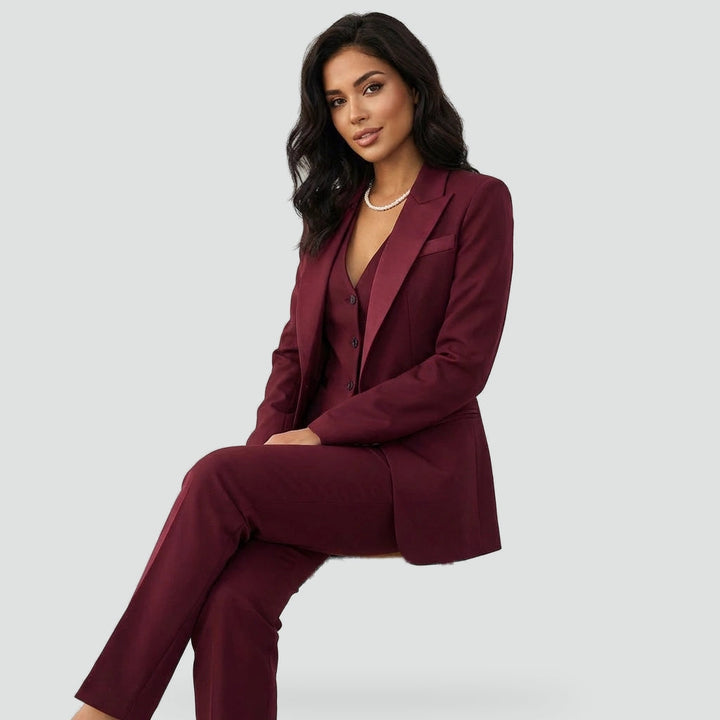 Elise | Three-Piece Set: Blazer, Vest, and Trousers