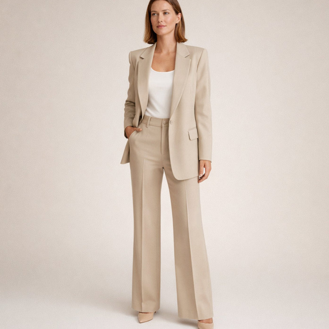 Aria | Flared Leg Pants and Blazer Set