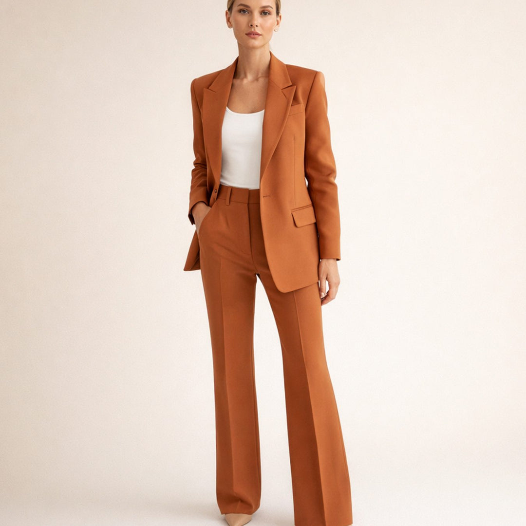 Aria | Flared Leg Pants and Blazer Set