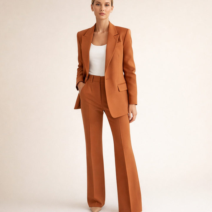 Aria | Flared Leg Pants and Blazer Set