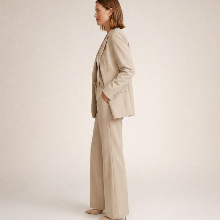 Aria | Flared Leg Pants and Blazer Set